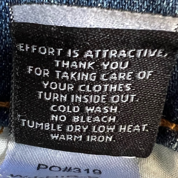 DSTLD Distressed Button Fly Mom Jean Size 25 - Picture 14 of 14